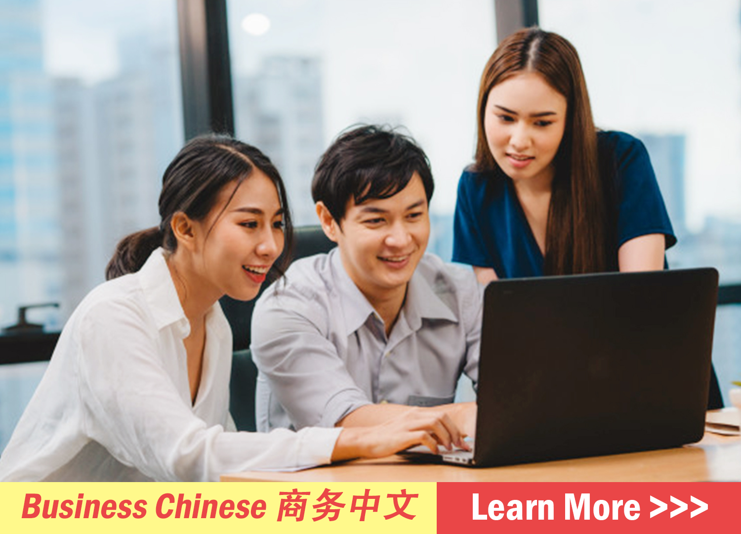 Business Chinese Learning Professional with Friends Happily Elite Linguistic Network