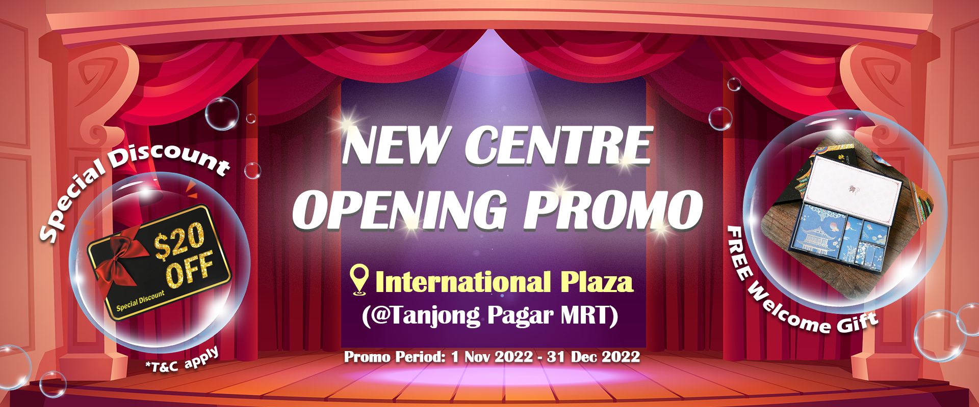 New Centre Opening in International Plaza!!